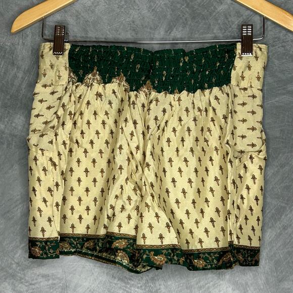 NEW Junglee Billee Mini Shorts Women S Tan Brown Sustainable Slightly Sheer - Picture 2 of 8